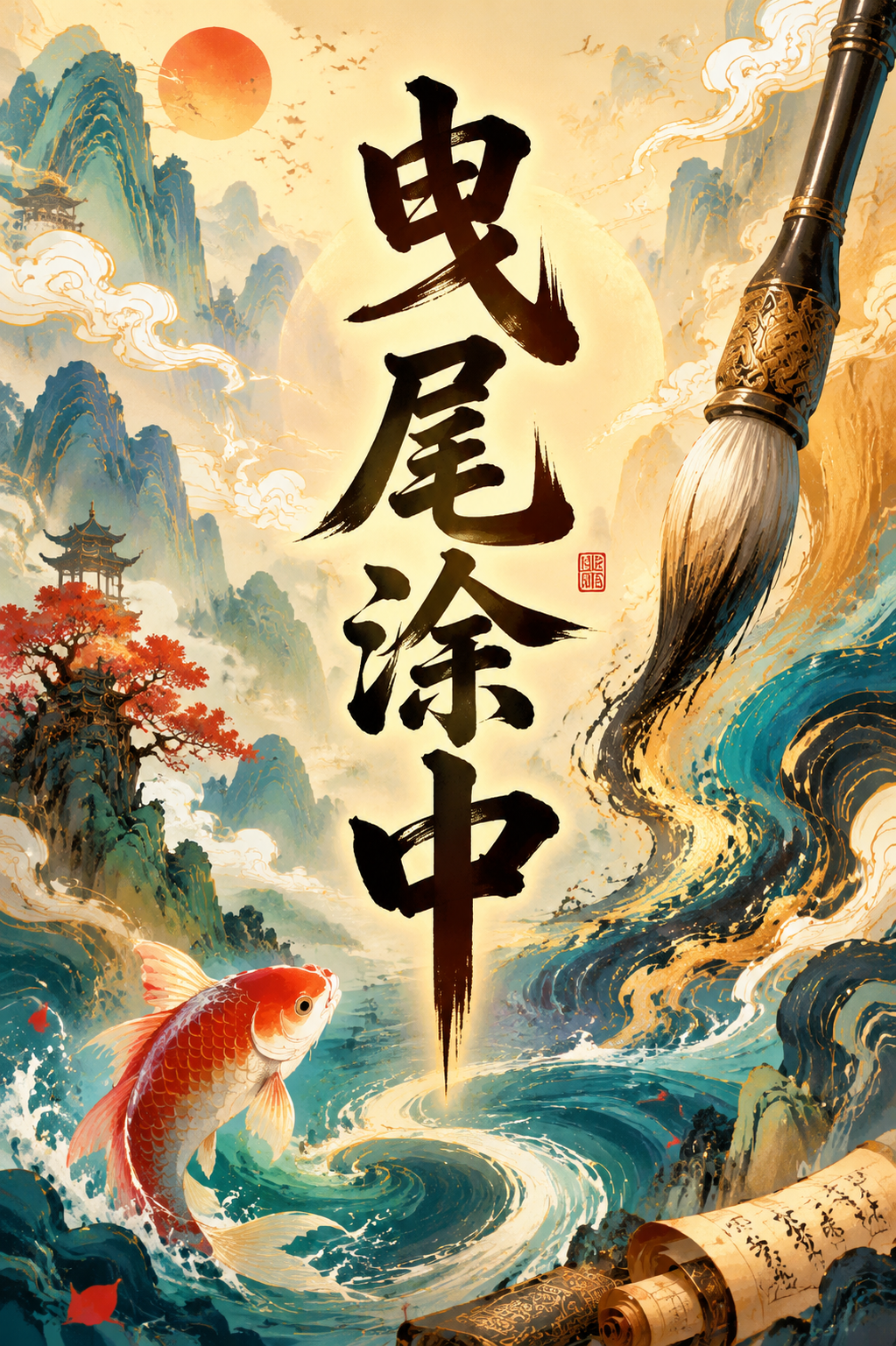 曳尾涂中