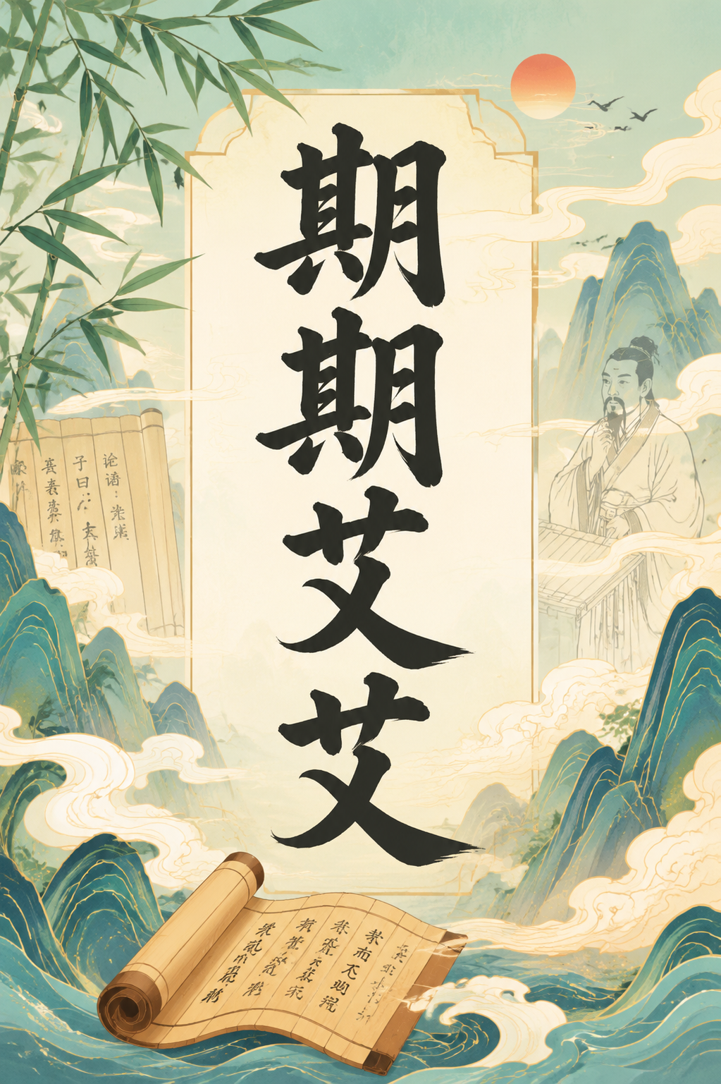 期期艾艾