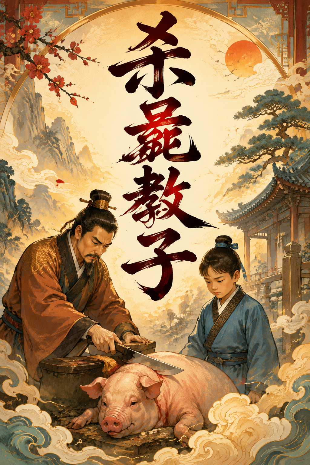 杀彘教子
