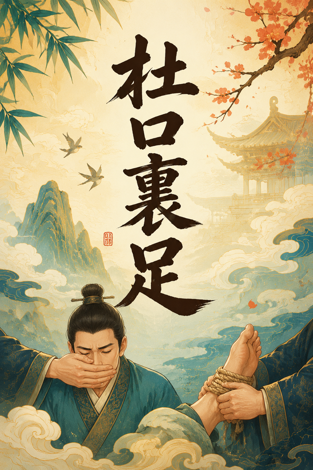 杜口裹足