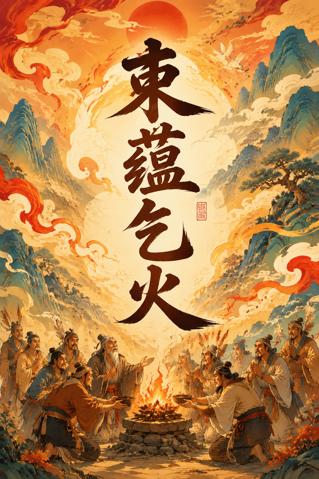 束蕴乞火