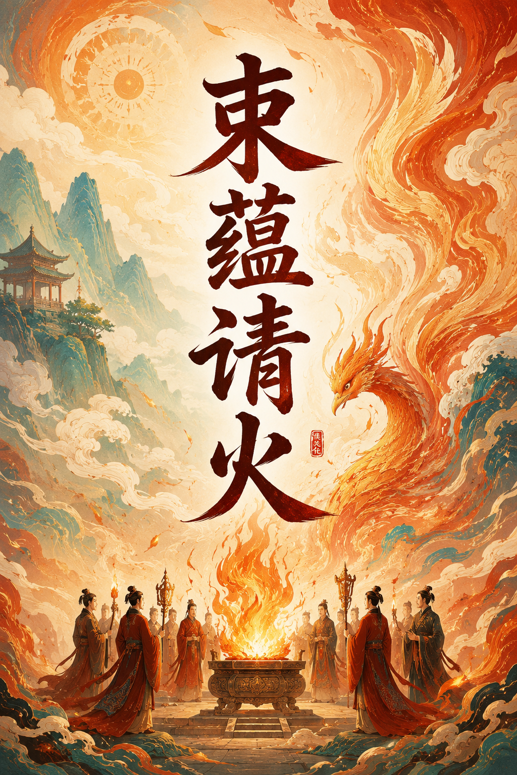 束蕴请火
