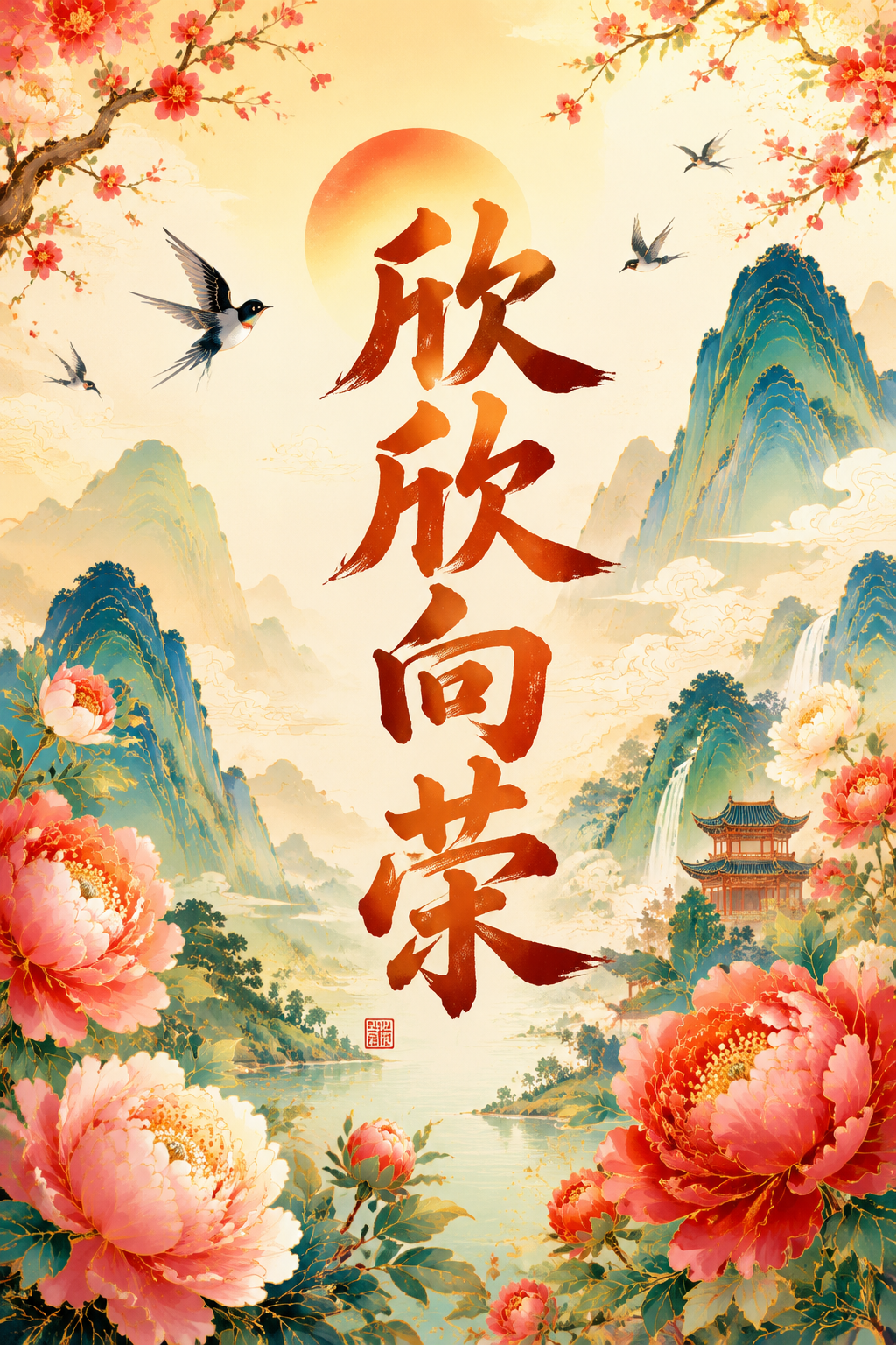 欣欣向荣