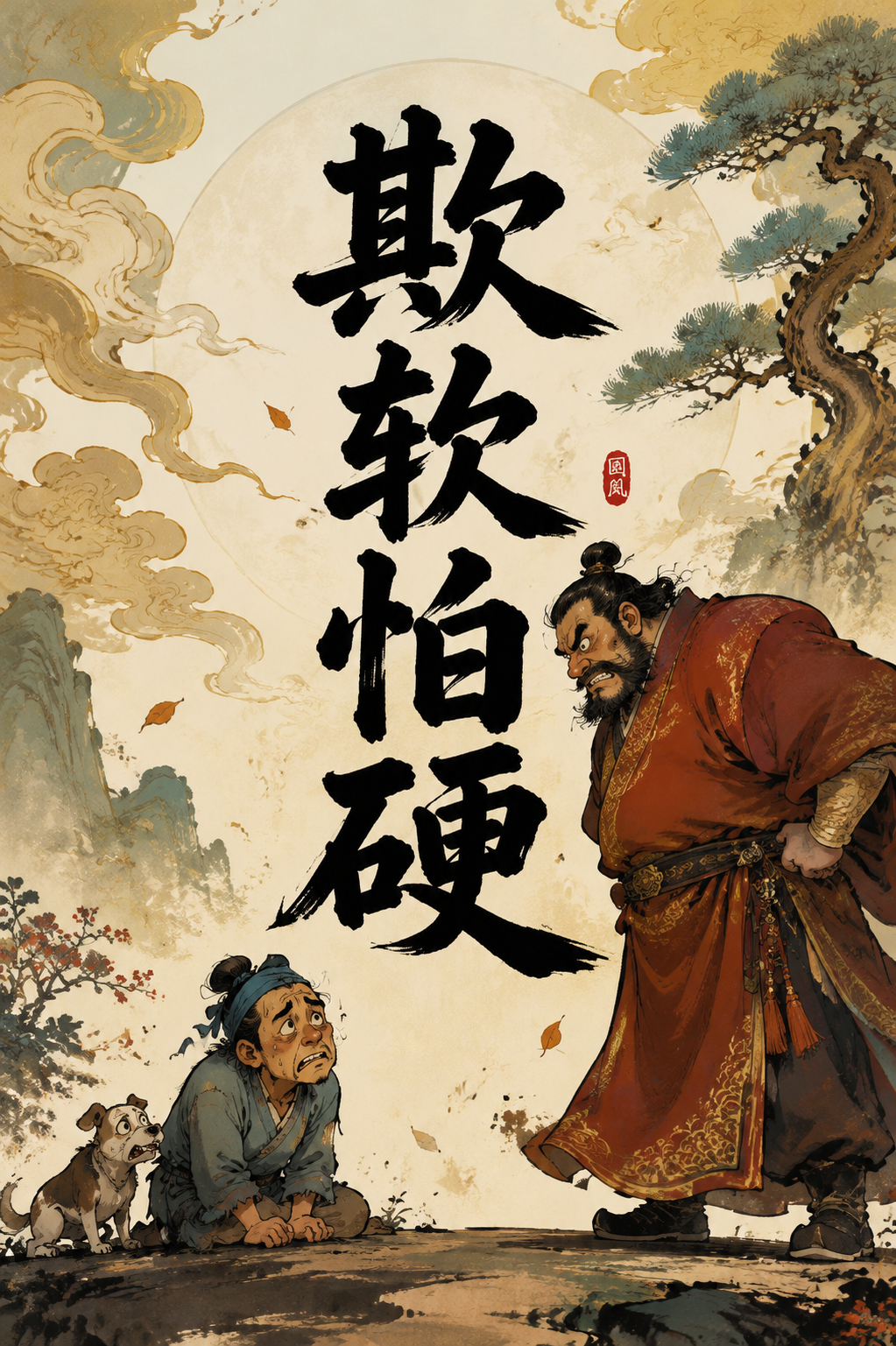 欺软怕硬