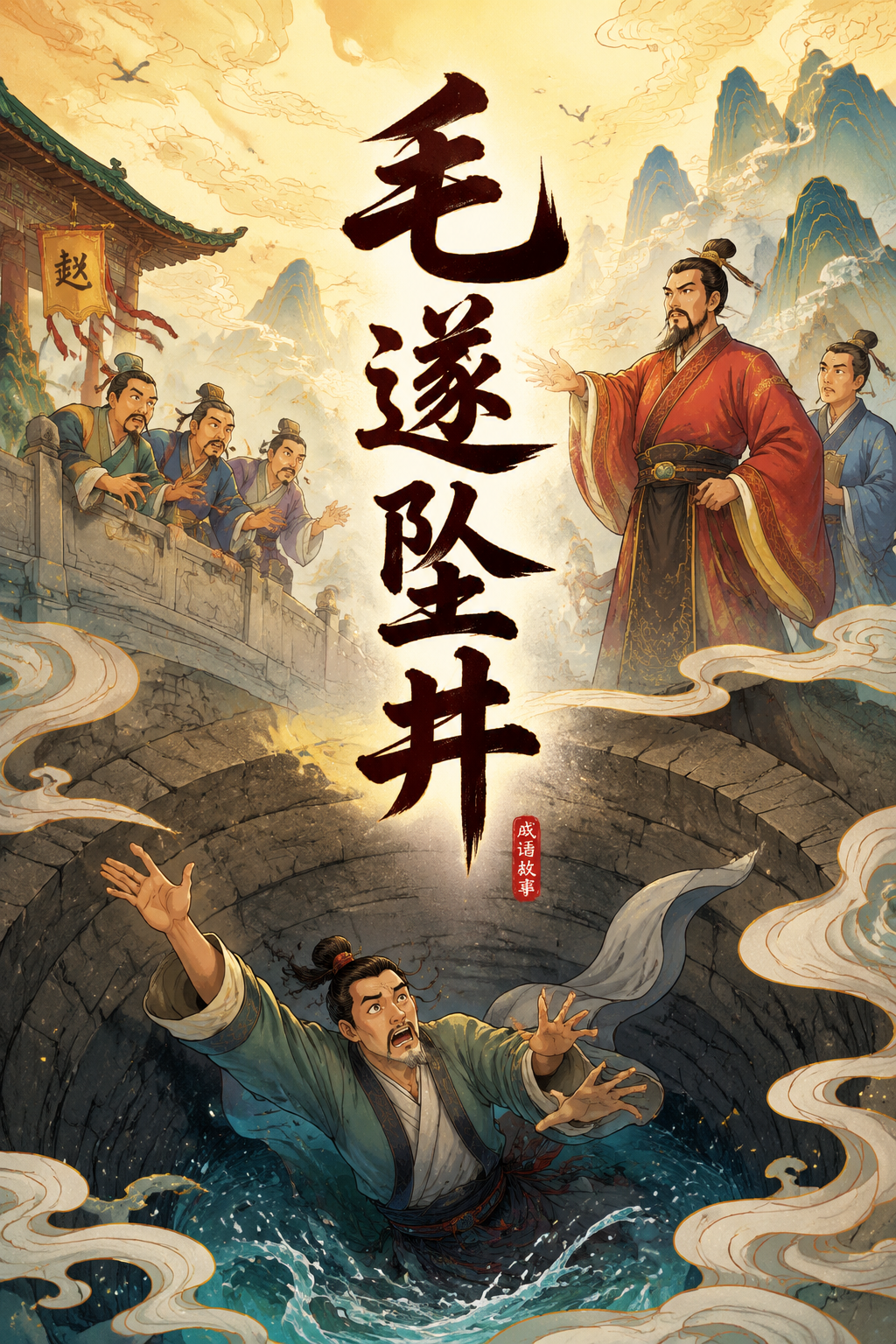 毛遂坠井