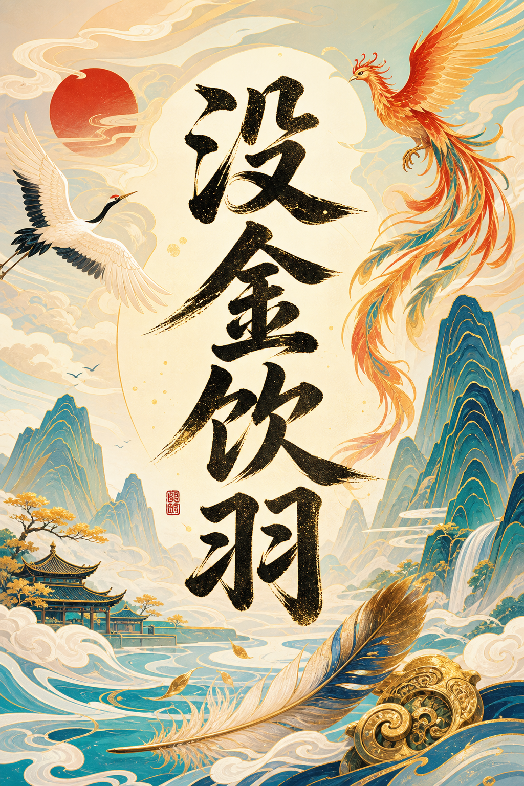 没金饮羽