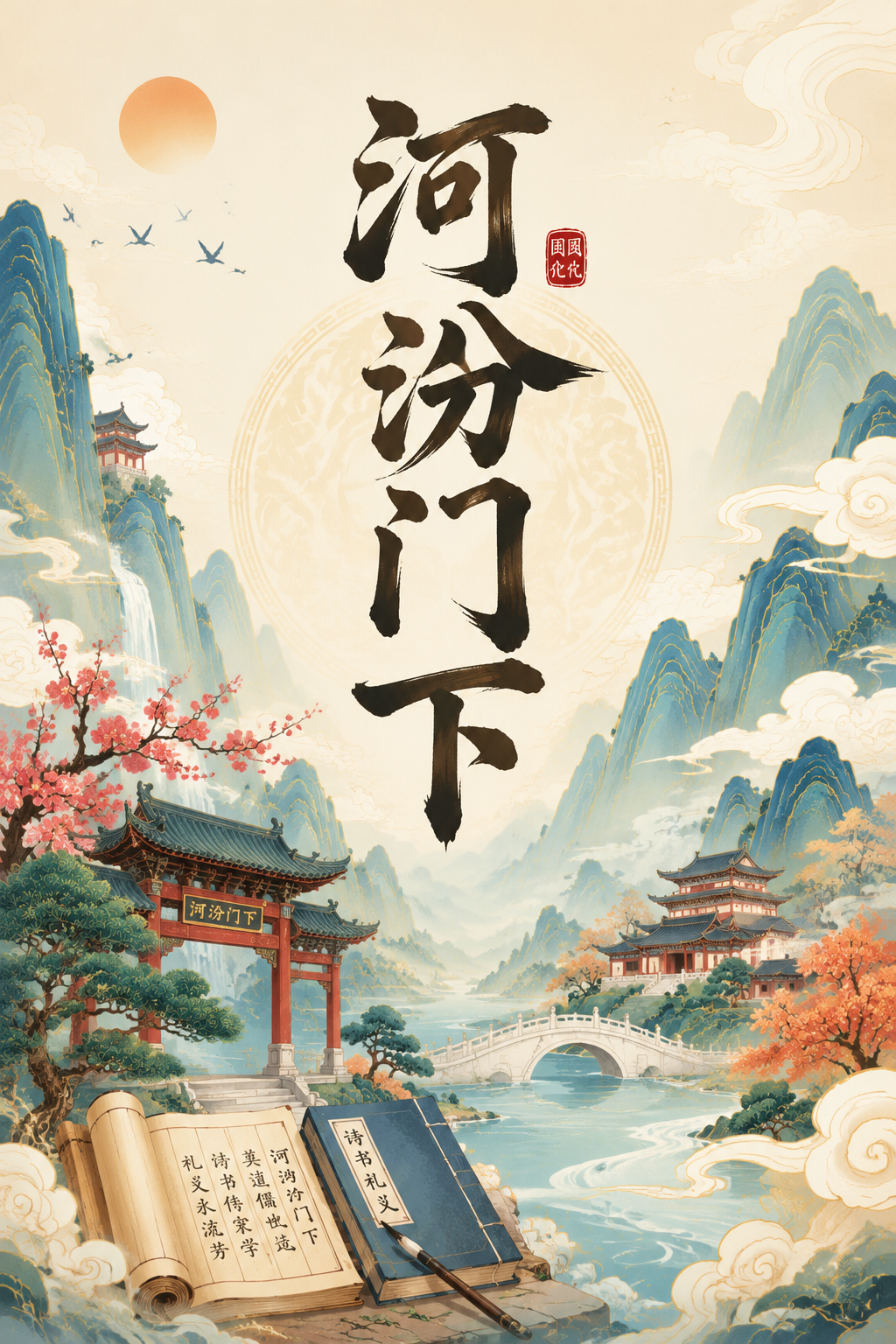 河汾门下