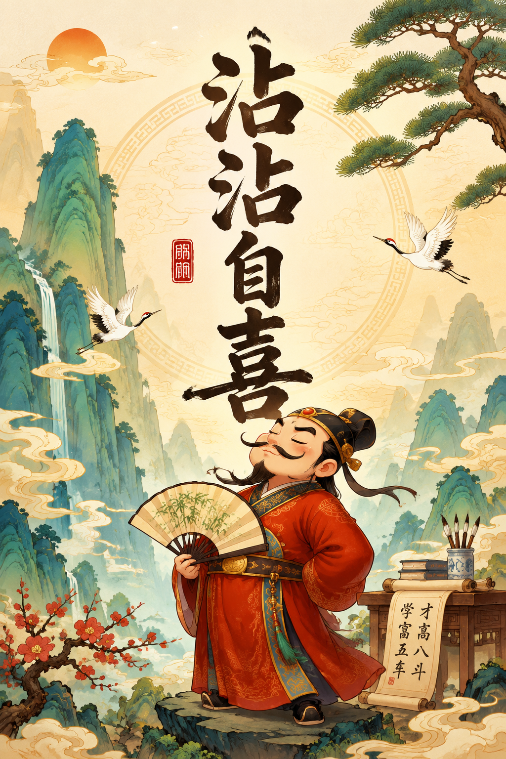 沾沾自喜