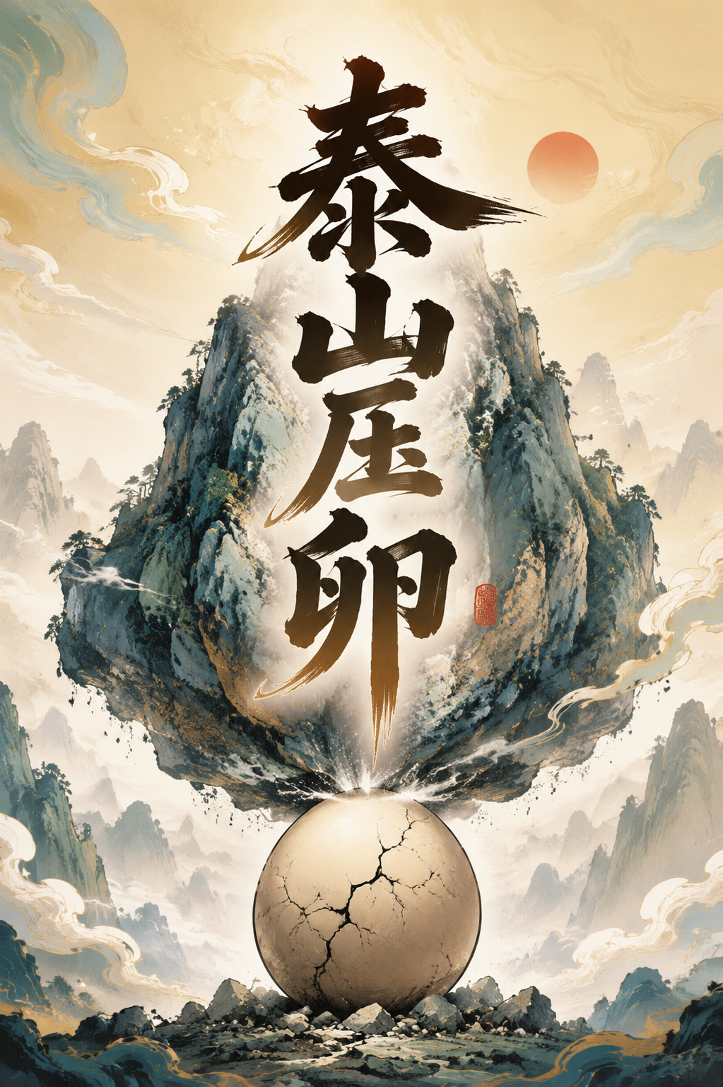泰山压卵