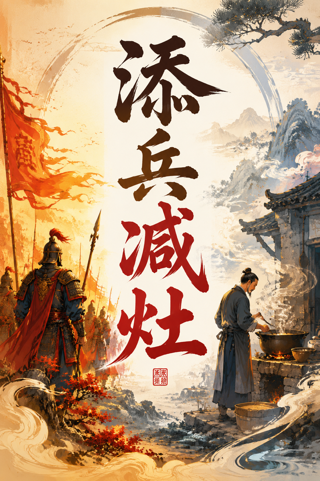 添兵减灶