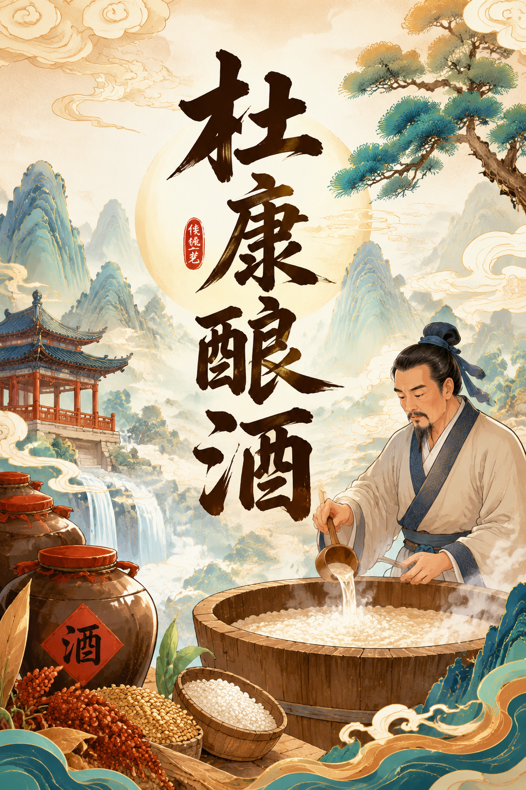 杜康酿酒