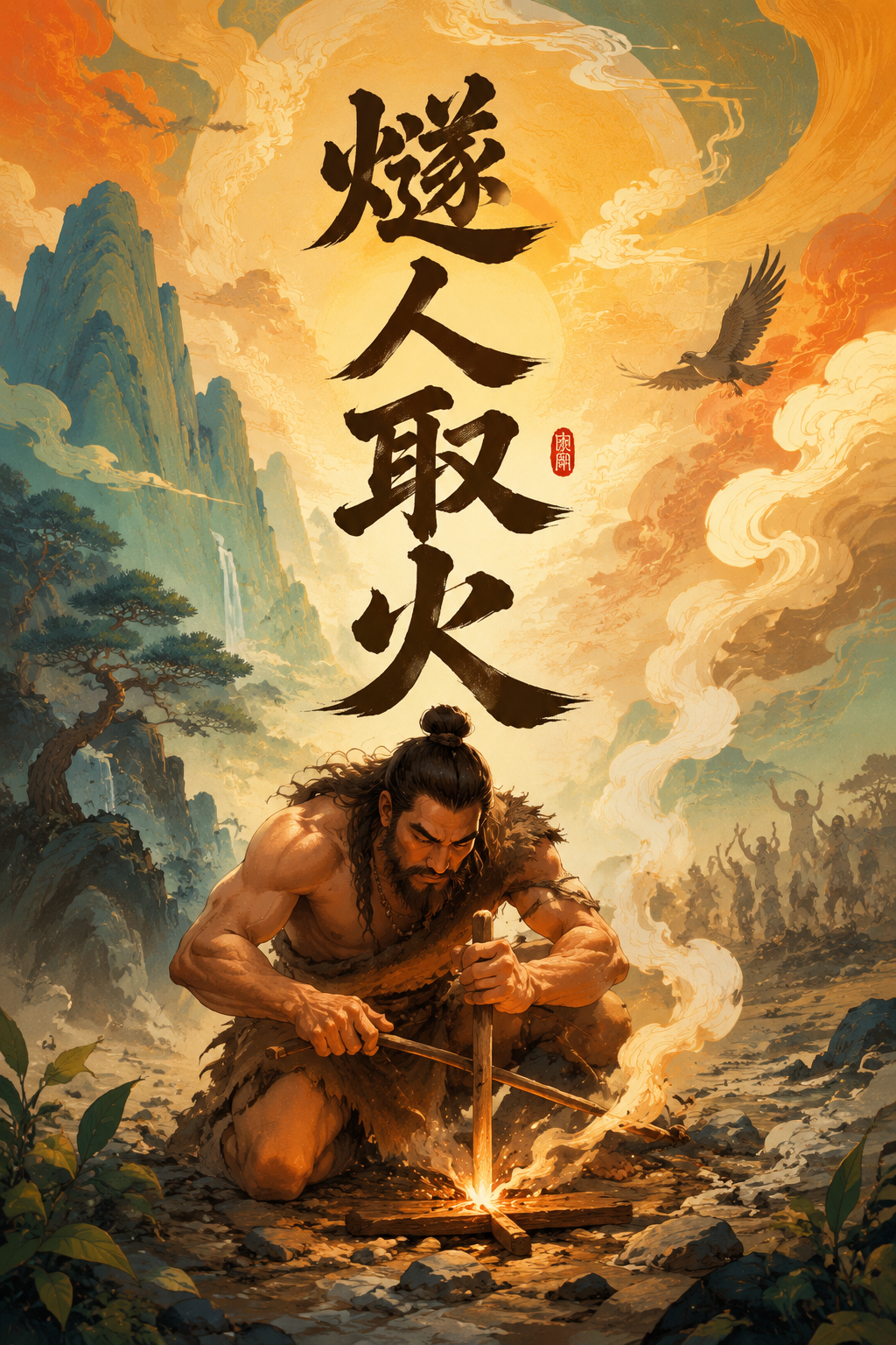 燧人取火