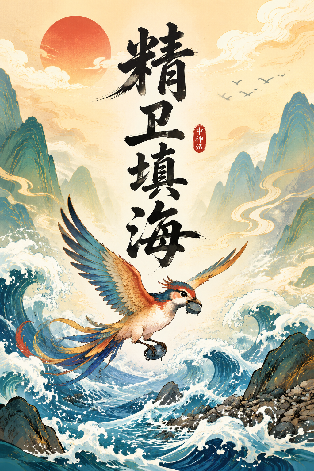精卫填海