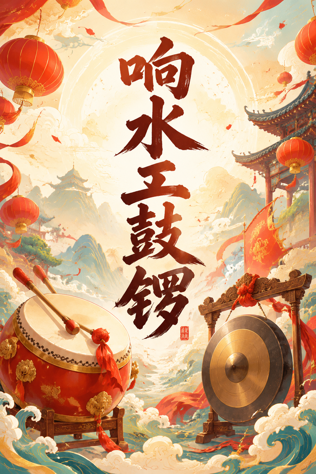 响水工鼓锣