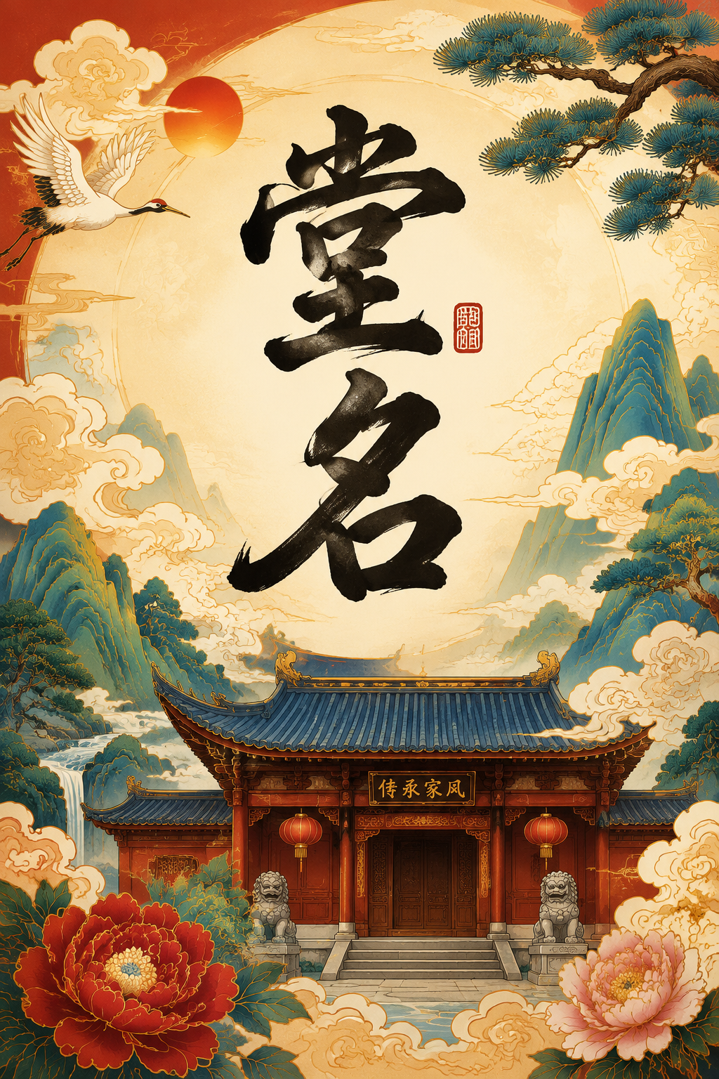 堂名