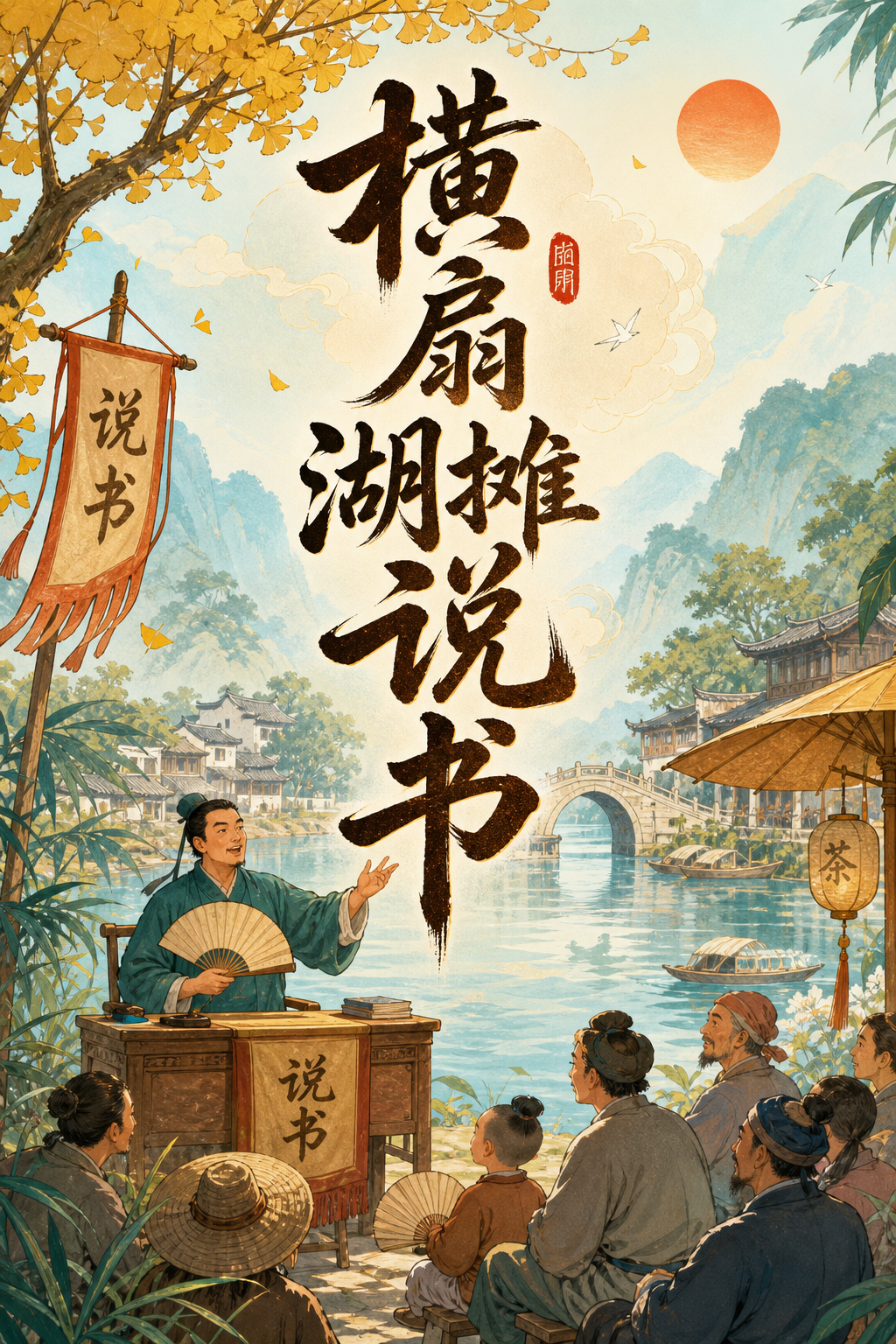 横扇湖摊说书