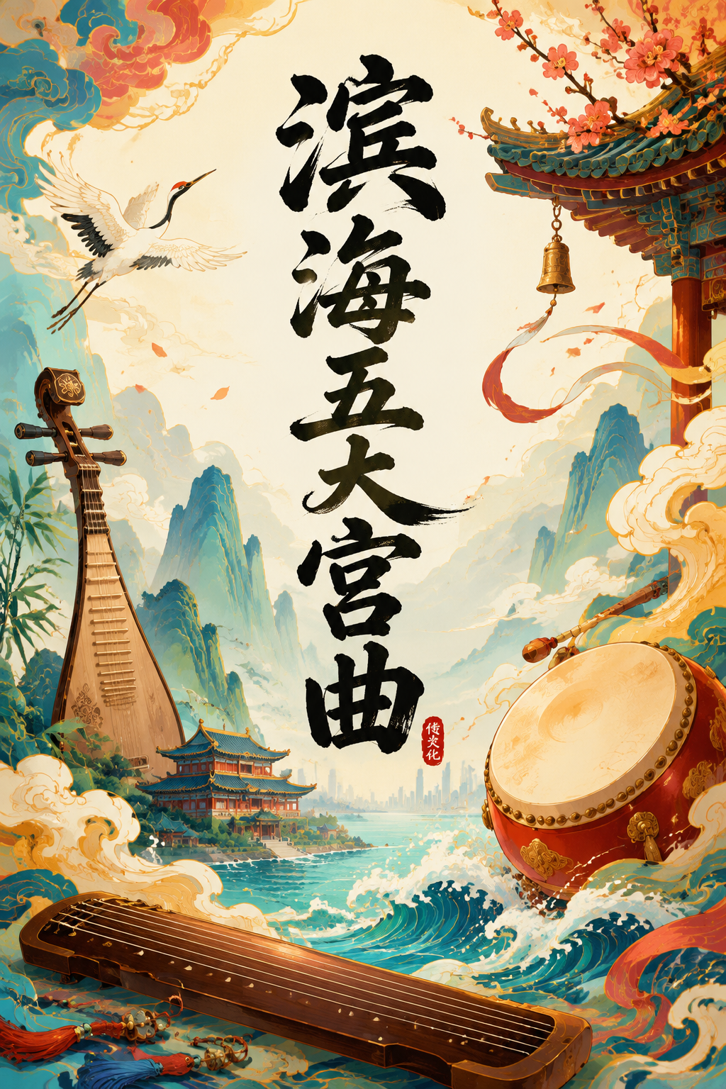 滨海五大宫曲