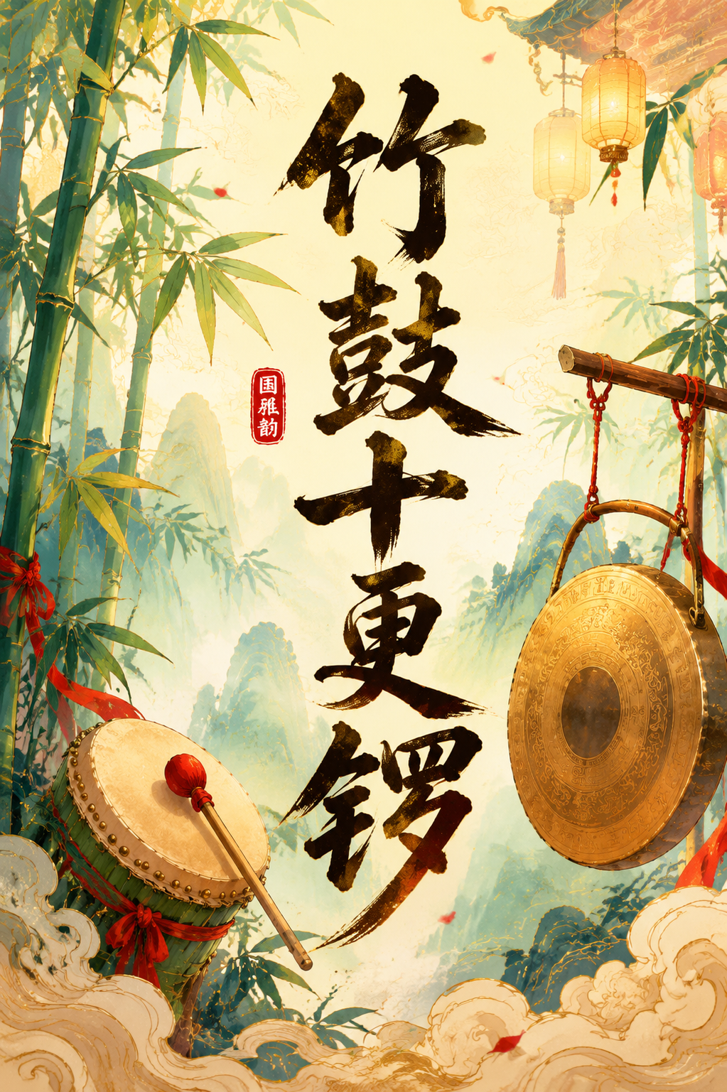 竹鼓十更锣