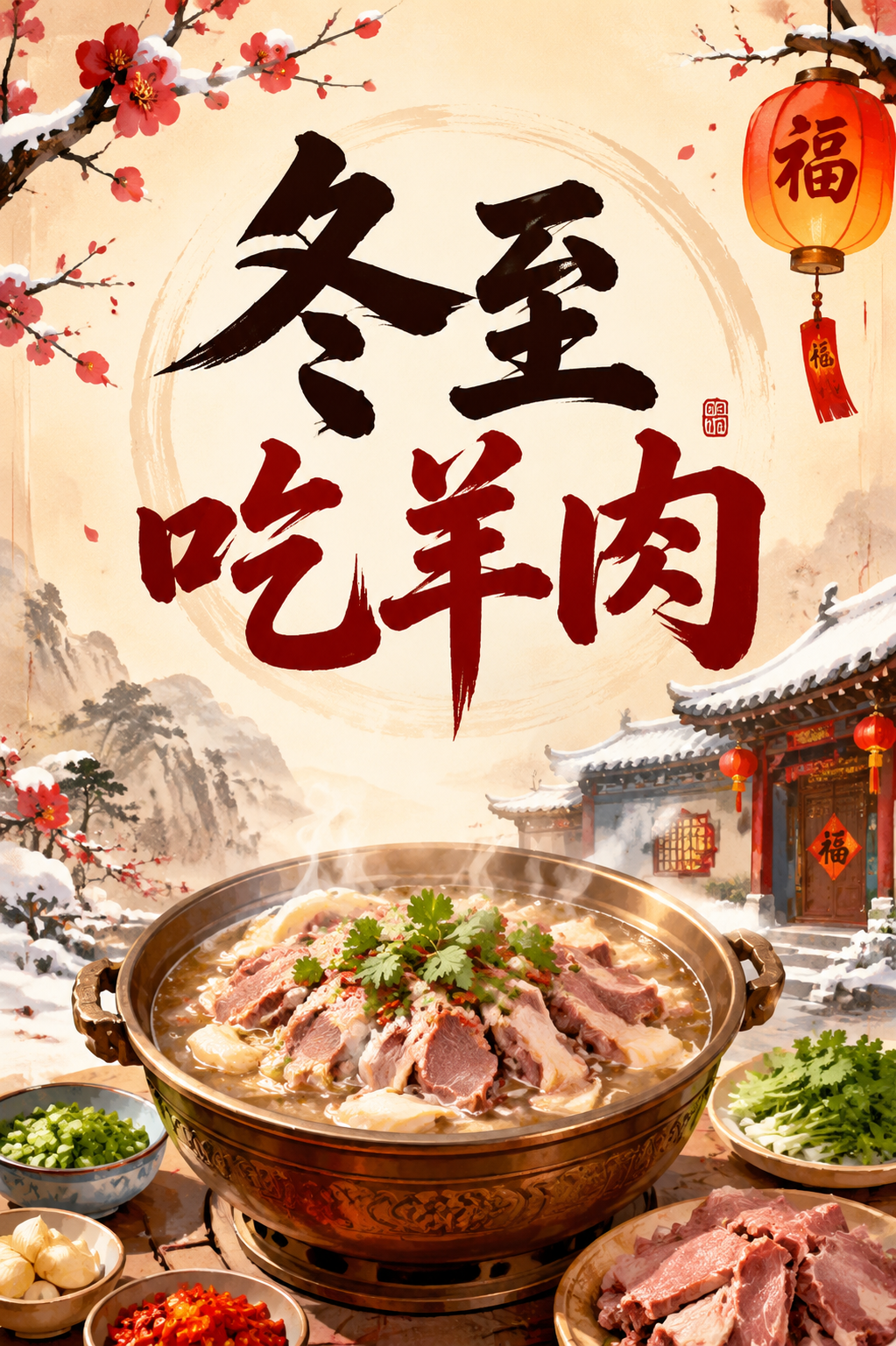 冬至吃羊肉