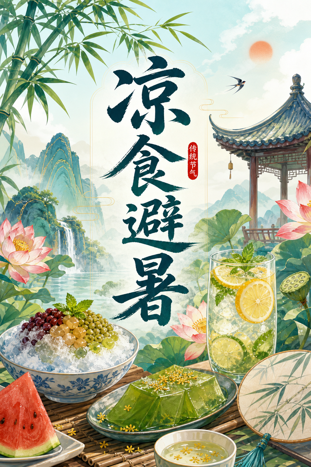 凉食避暑