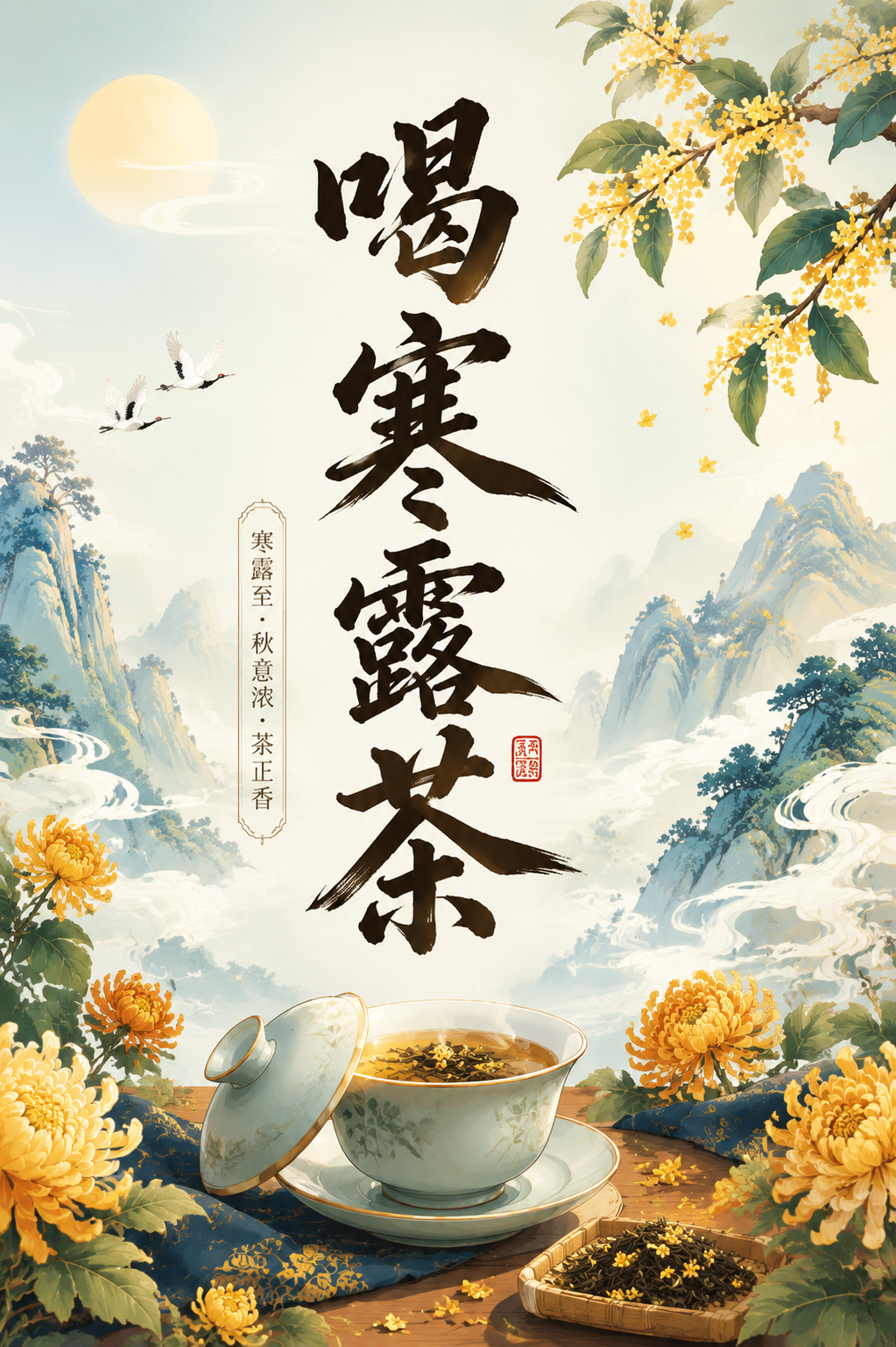喝寒露茶