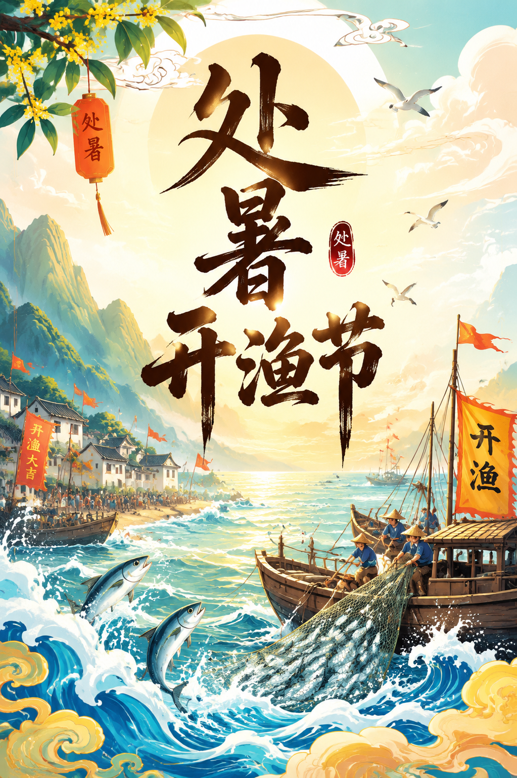 处暑开渔节