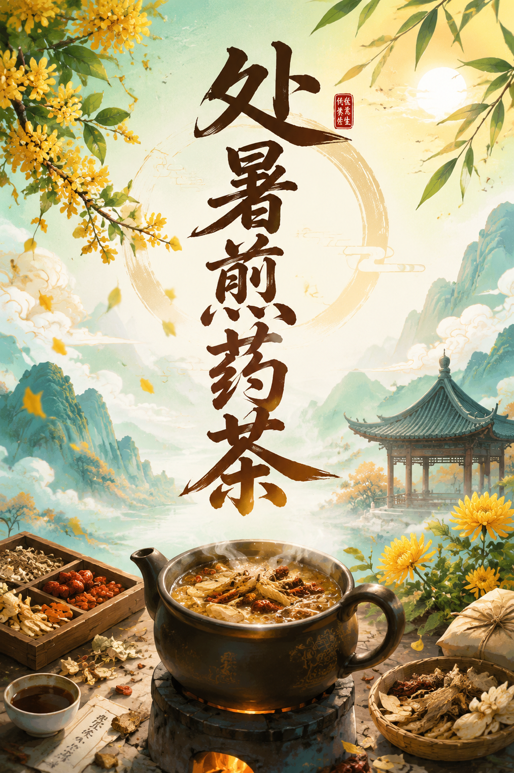 处暑煎药茶