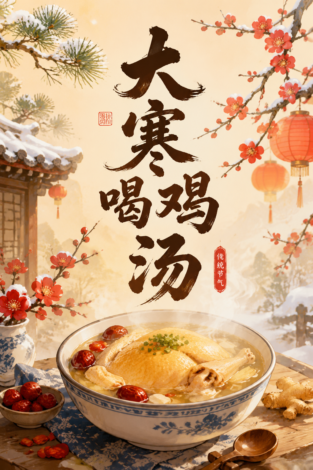 大寒喝鸡汤