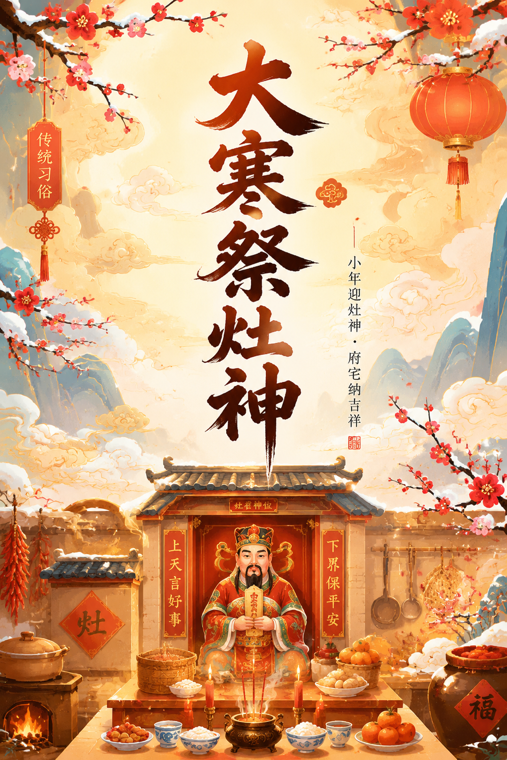 大寒祭灶神