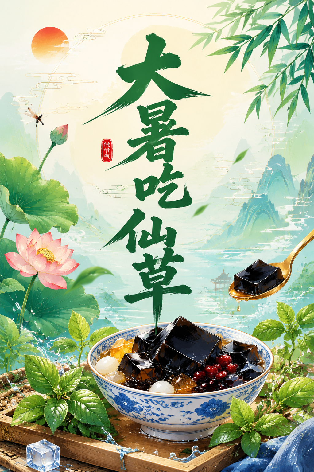 大暑吃仙草