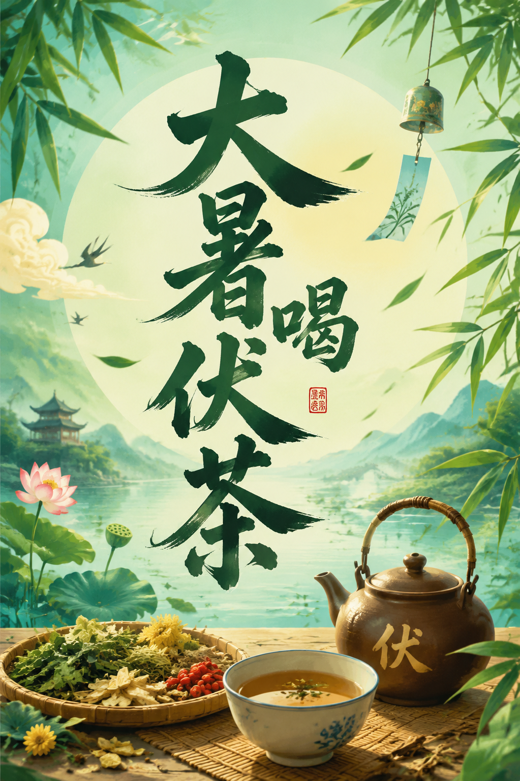 大暑喝伏茶