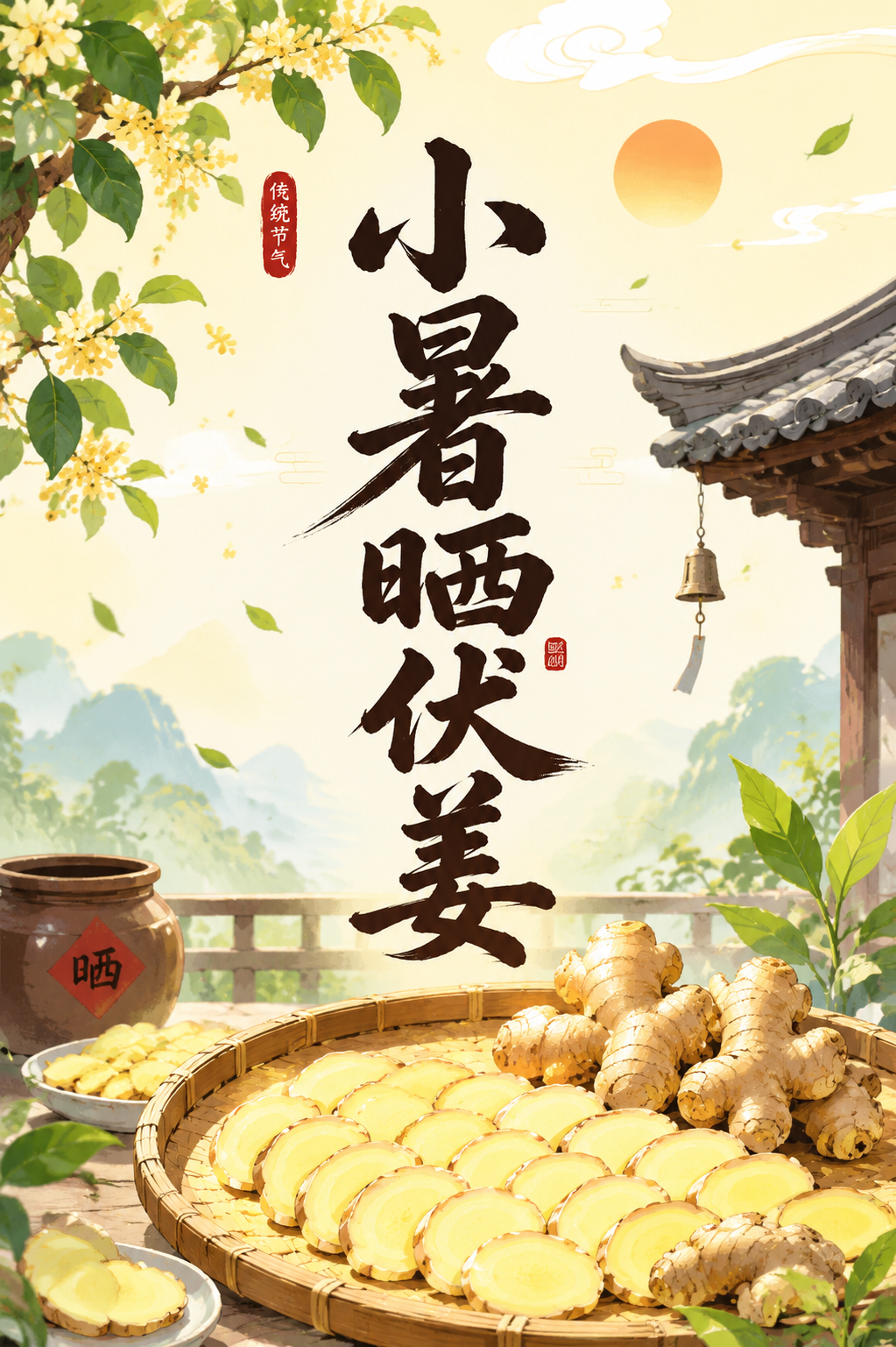 小暑晒伏姜