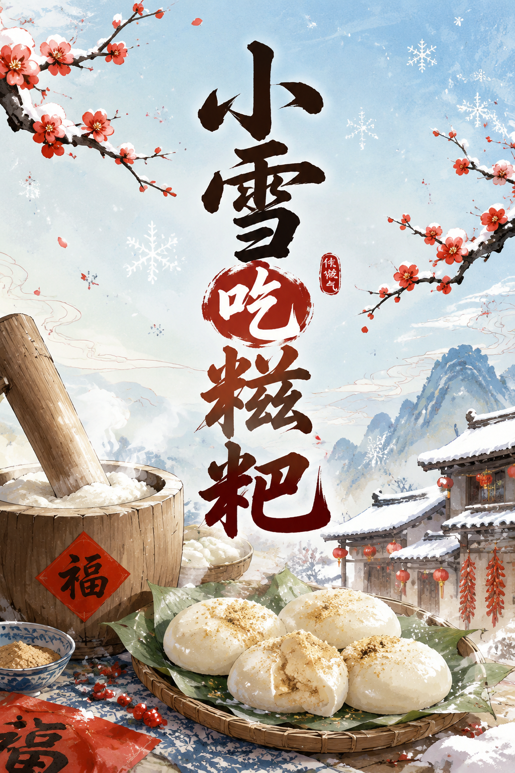 小雪吃糍粑