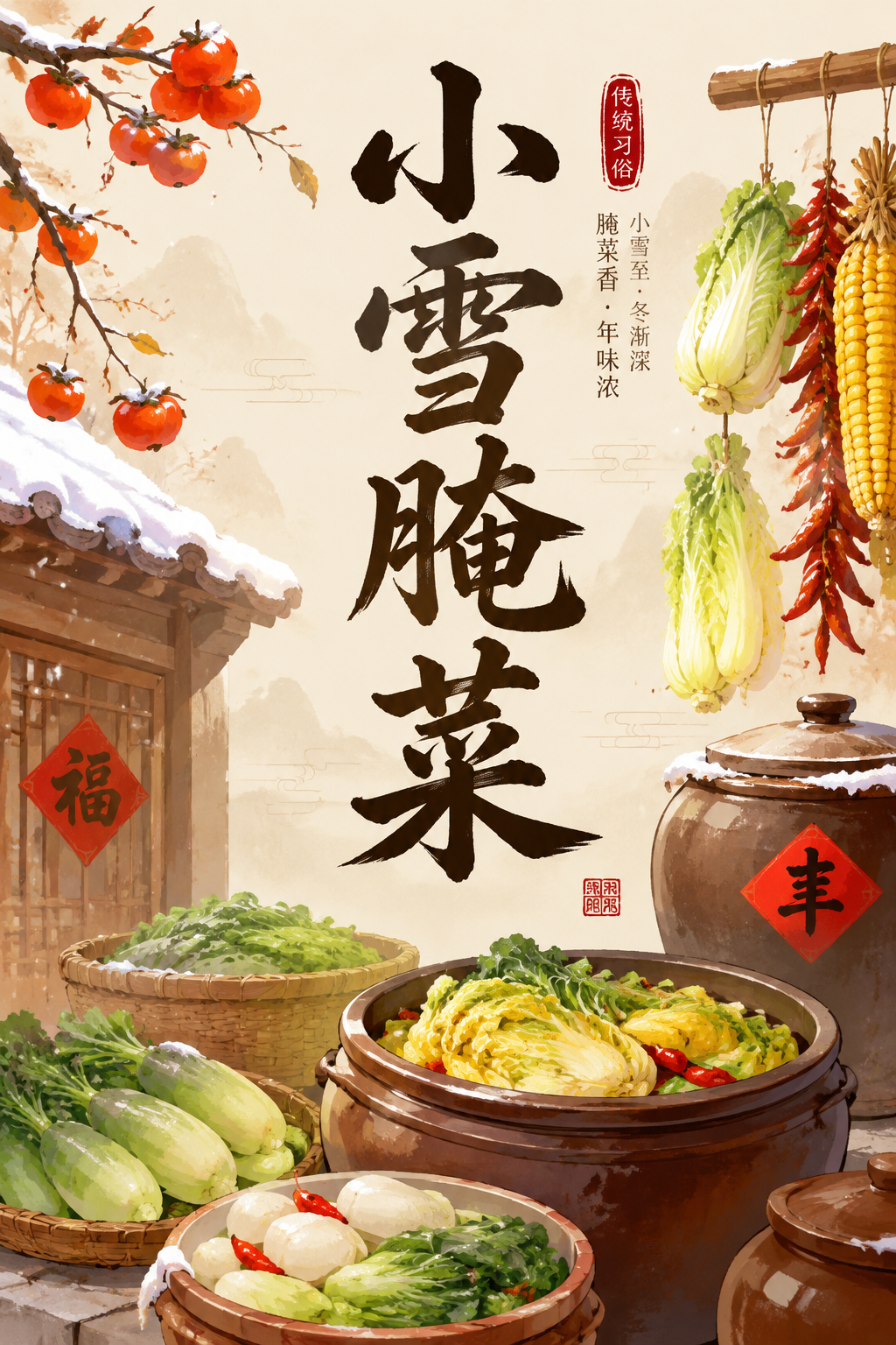 小雪腌菜