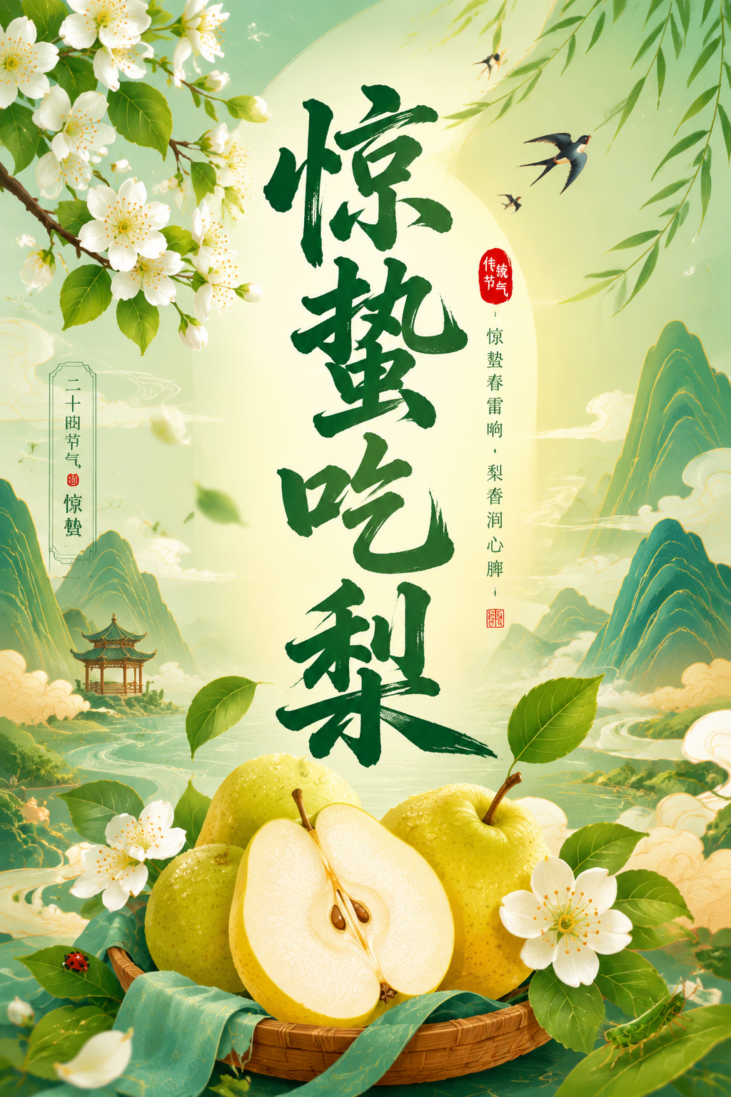 惊蛰吃梨