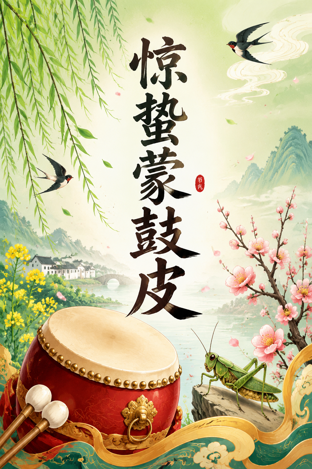 惊蛰蒙鼓皮