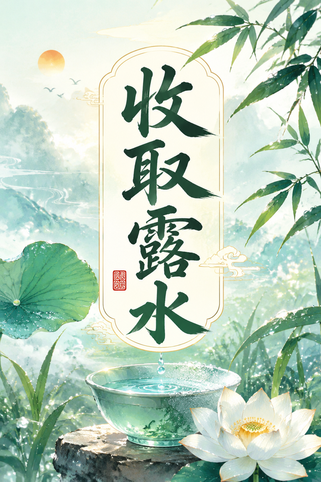 收取露水