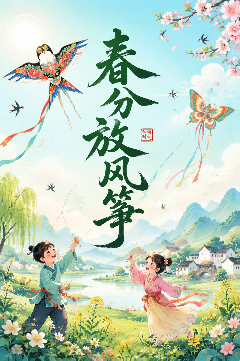 春分放风筝