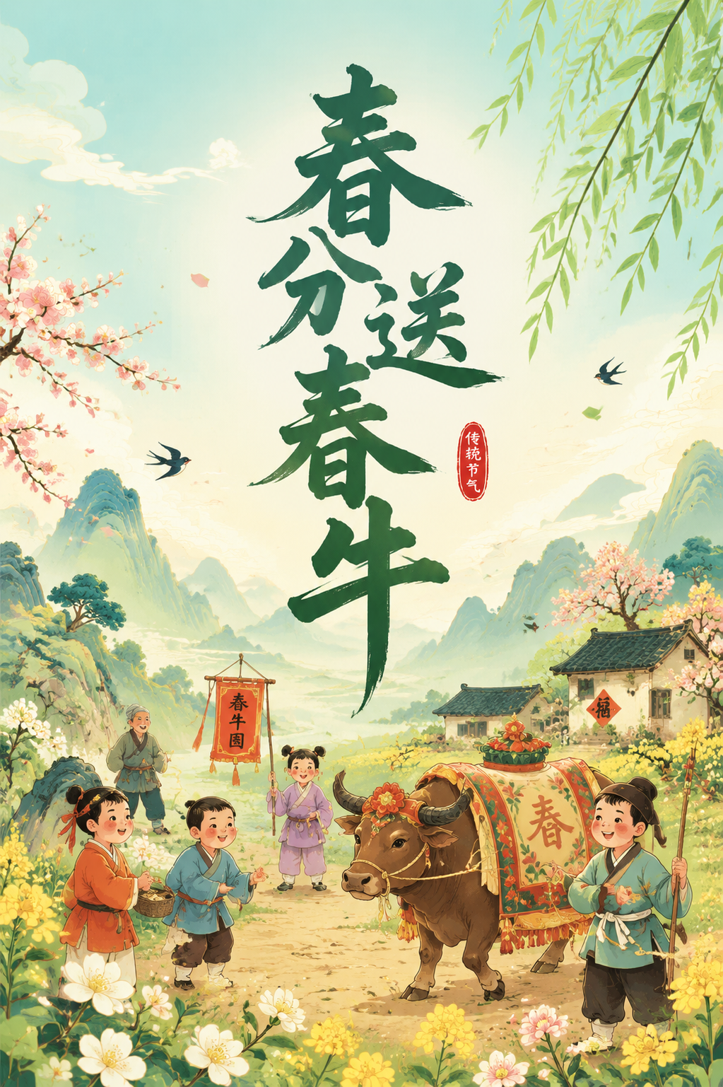 春分送春牛