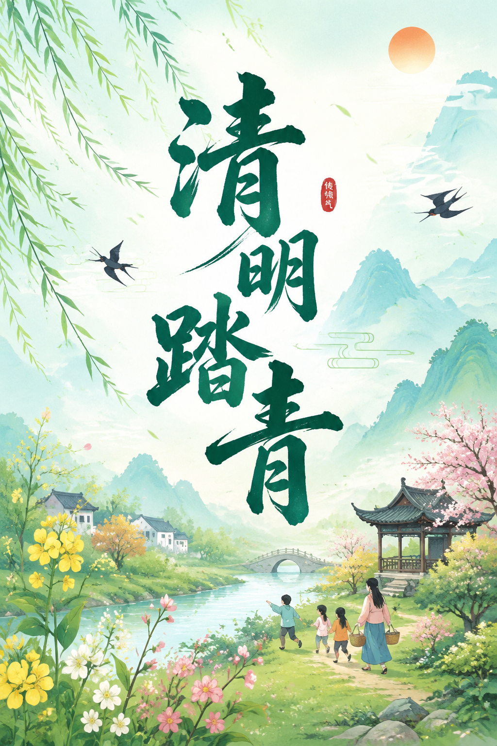 清明踏青