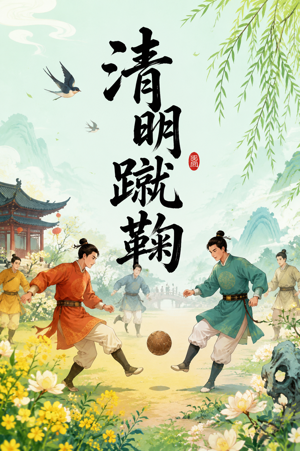 清明蹴鞠