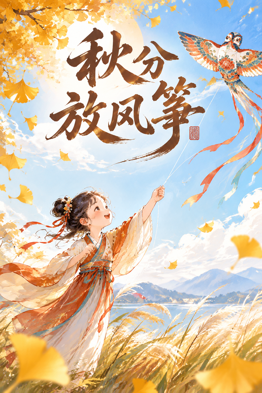 秋分放风筝