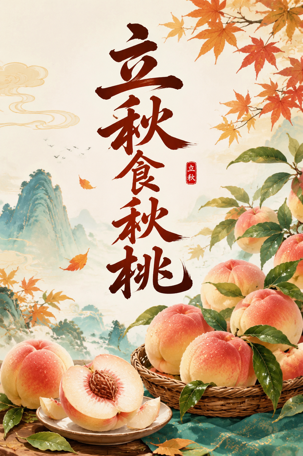 立秋食秋桃