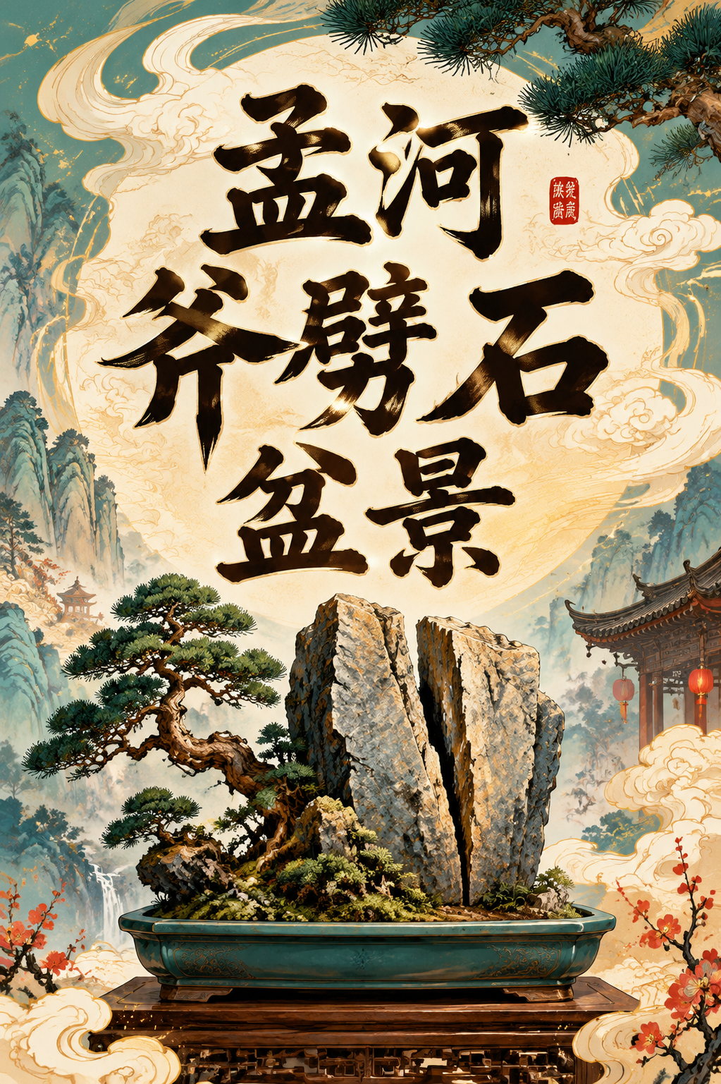 孟河斧劈石盆景