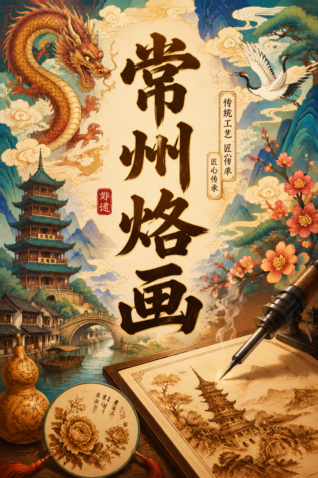 常州烙画