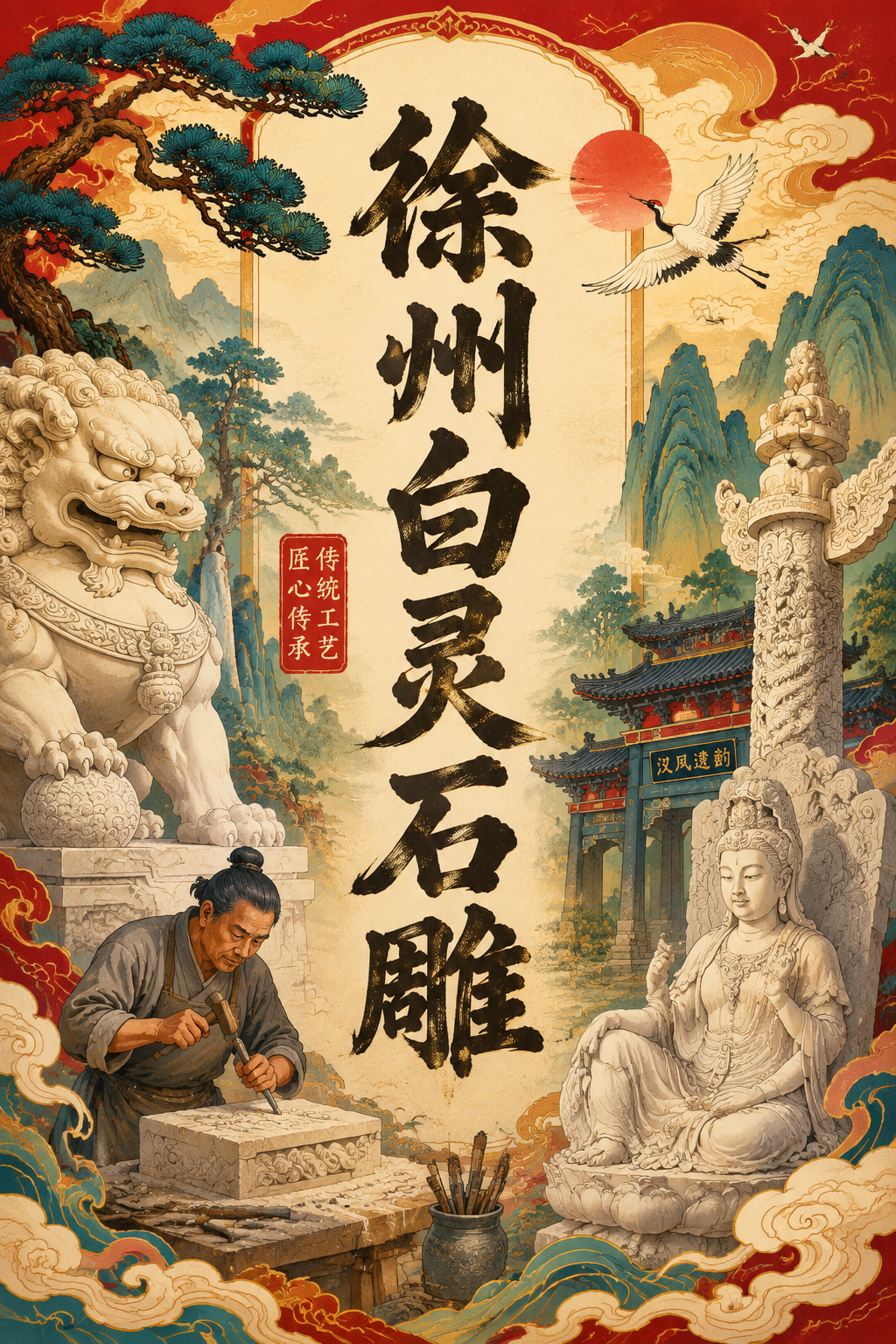 徐州白灵石雕