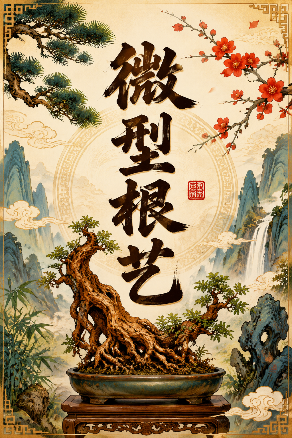 微型根艺
