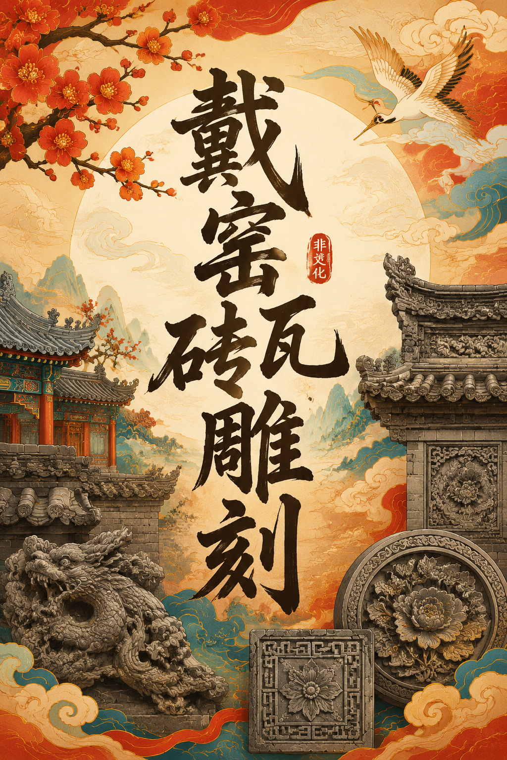 戴窑砖瓦雕刻