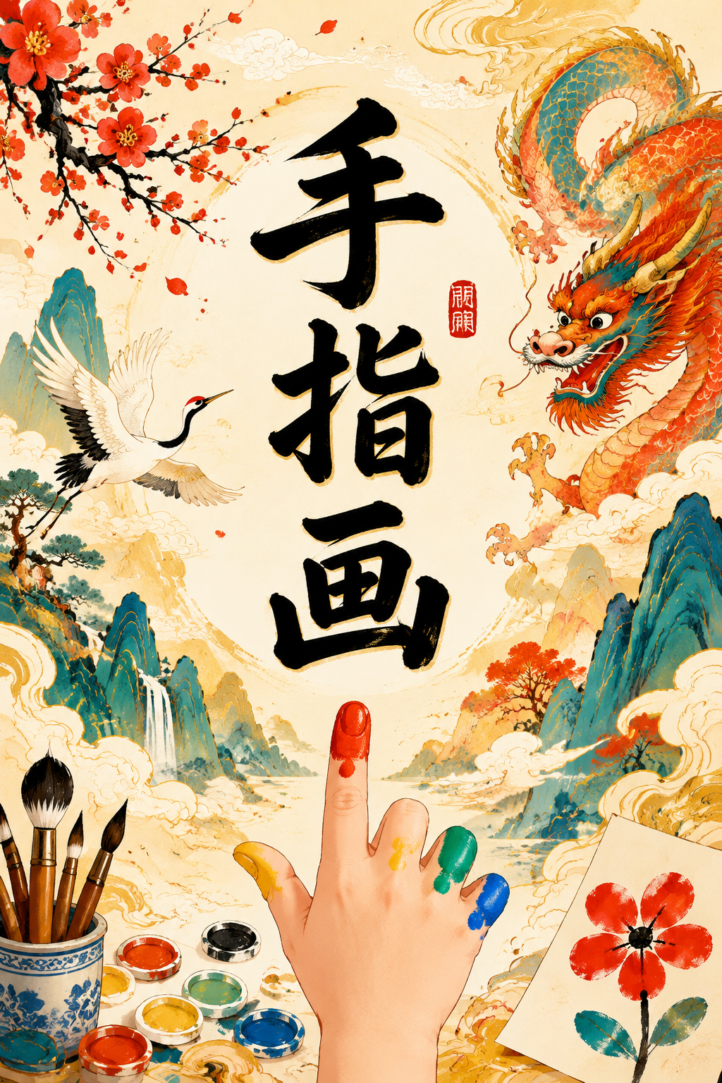 手指画