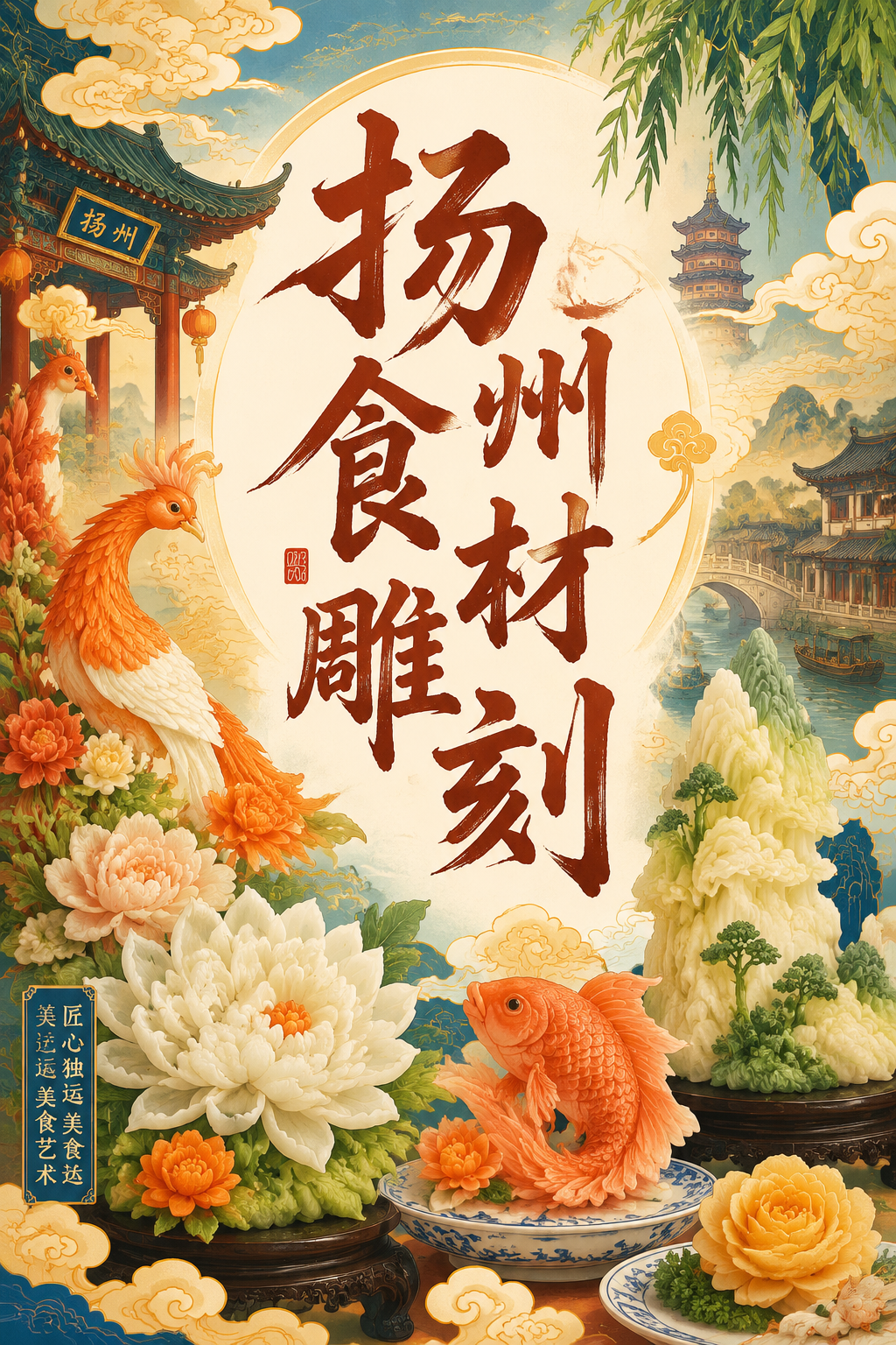 扬州食材雕刻